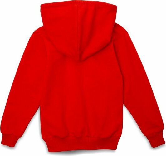 Толстовка с капюшоном детская Kirenga Kids, красная, 6 лет (106-116 см)