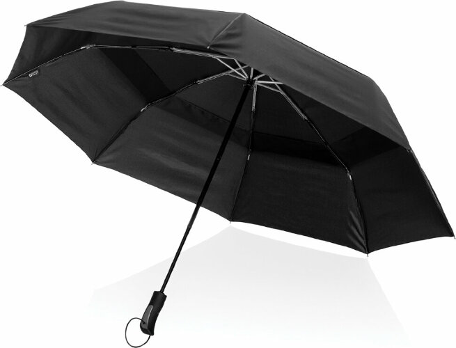 Компактный зонт-антишторм Tornado от Swiss Peak из rPET Aware™, d120 см