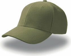 Бейсболка PILOT, 6 клиньев, металлическая застежка, оливковый