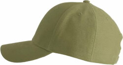 Бейсболка PILOT, 6 клиньев, металлическая застежка, оливковый