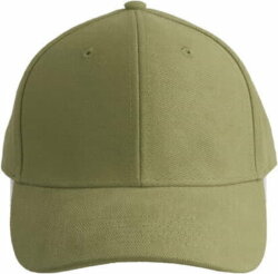 Бейсболка PILOT, 6 клиньев, металлическая застежка, оливковый