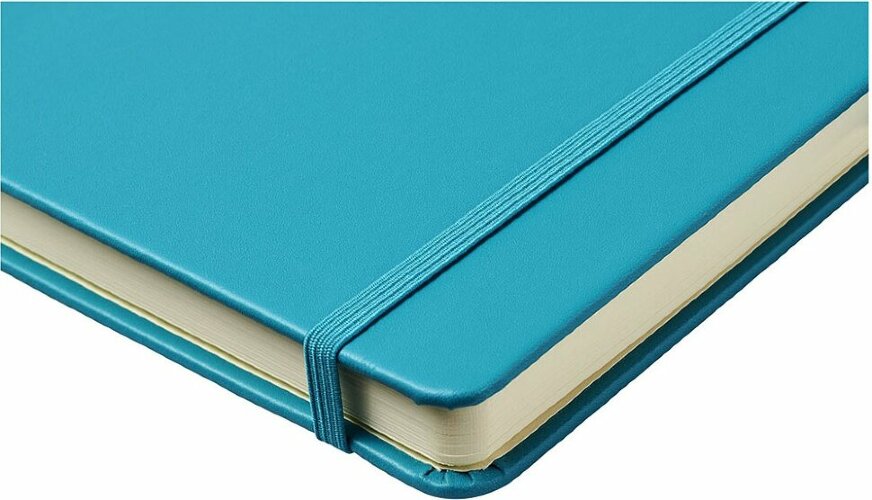 Записная книжка Nova формата A5 с переплетом Journalbooks, аква