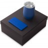 Подарочный набор с термокружкой и повербанком С1, 5000 mAh, синий
