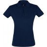 Рубашка поло женская Sol's Perfect Women 180, темно-синяя, размер S