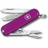 Нож-брелок Victorinox Classic SD Colors Tasty Grape, 58 мм, 7 функций, фиолетовый