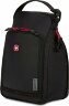 Термосумка для ланча SWISSGEAR, прорезиненный полиэстер 600D, черный/красный, 18x12x28 см, 4 л