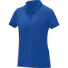 Женская стильная футболка поло с короткими рукавами Elevate Deimos, синий, размер XS (40)