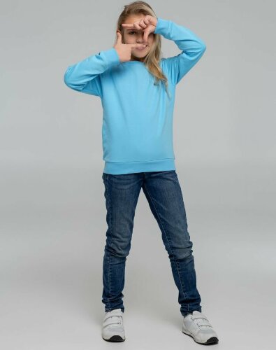 Свитшот детский Toima Kids, голубой, 8 лет