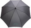 Автоматический зонт-трость с бамбуковой рукояткой Impact из RPET AWARE™, d103 см