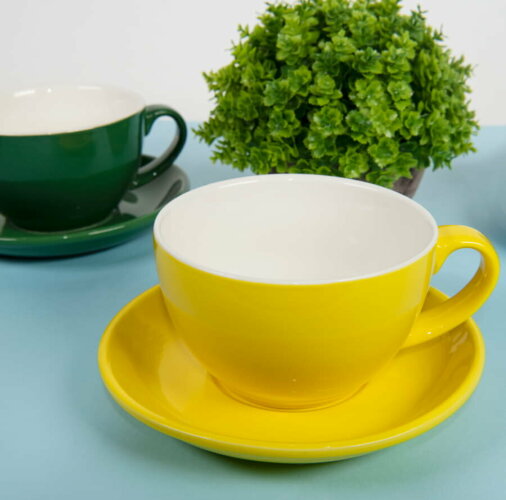 Чайная/кофейная пара CAPPUCCINO, красный