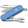 Нож-брелок Victorinox Classic SD Colors Summer Rain, 58 мм, 7 функций, голубой