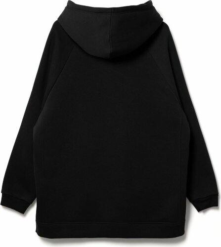Худи унисекс оверсайз Easy Street, черное, XS/S