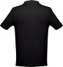 Рубашка-поло мужская ADAM, черный, 4XL, 100% хлопок, плотность 195 г/м2, черный, 4XL