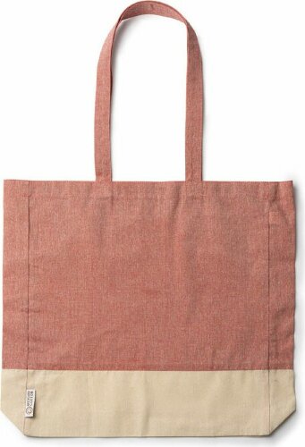 Сумка INCA из переработанного хлопка, натуральный/красный