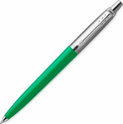 Шариковая ручка Parker Jotter, цвет GREEN, цвет чернил синий, толщина линии M , в подарочной коробке