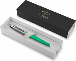 Шариковая ручка Parker Jotter, цвет GREEN, цвет чернил синий, толщина линии M , в подарочной коробке