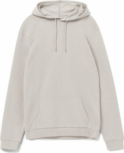 Толстовка с капюшоном унисекс Hoodie, дымчато-серая, L