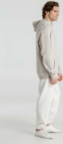 Толстовка с капюшоном унисекс Hoodie, дымчато-серая, L