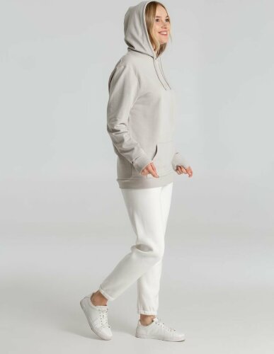 Толстовка с капюшоном унисекс Hoodie, дымчато-серая, L