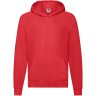 Толстовка без начеса LIGHTWEIGHT HOODED SWEAT 240, красный, S