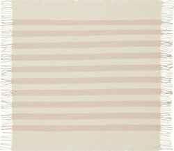 Плед Reglet, 130x150 см ( с учетом бахромы) 100% хлопок, бежевый