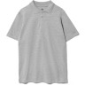 Рубашка поло мужская Unit Virma Light, серый меланж, размер S