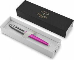 Шариковая ручка Parker Jotter, цвет MAGENTA, цвет чернил синий, толщина линии M , в подарочной коробке