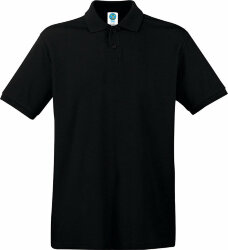 Поло APOLLO 180, черный, 2XL