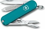 Нож-брелок Victorinox Classic SD Colors Mountain Lake, 58 мм, 7 функций, тёмно-бирюзовый