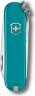 Нож-брелок Victorinox Classic SD Colors Mountain Lake, 58 мм, 7 функций, тёмно-бирюзовый