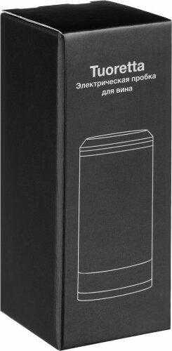 Электрическая пробка для вина Tuoretta, серебристая
