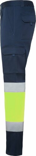 Брюки Roly Daily stretch HV, нэйви/неоновый желтый, размер 52 (58)