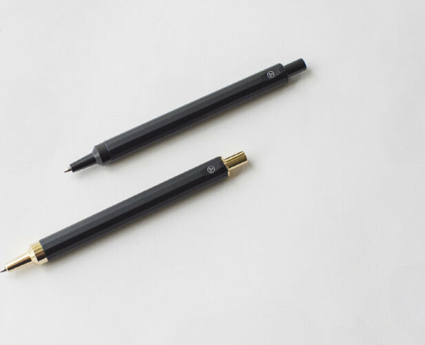 Механический карандаш HMM pencil, черный/золотой