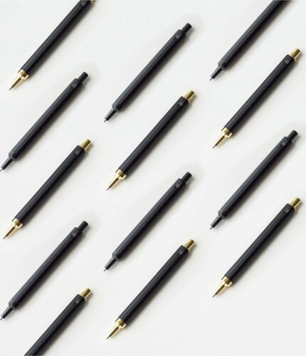Механический карандаш HMM pencil, черный/золотой