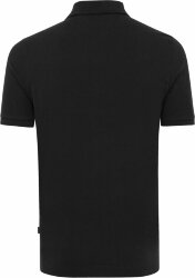 Рубашка поло Iqoniq Yosemite из переработанного хлопка-пике, унисекс, 220 г/м2, черный, размер L