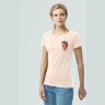 Футболка женская CoolColor «Любоф-моркоф», розовая, S