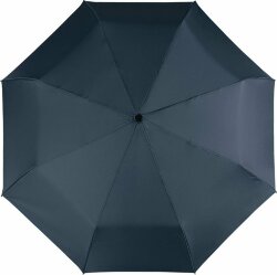 Складной зонт Magic с проявляющимся рисунком, темно-синий