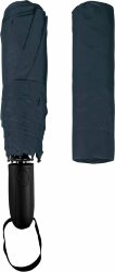Складной зонт Magic с проявляющимся рисунком, темно-синий
