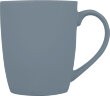 Кружка керамическая с покрытием софт тач серая
