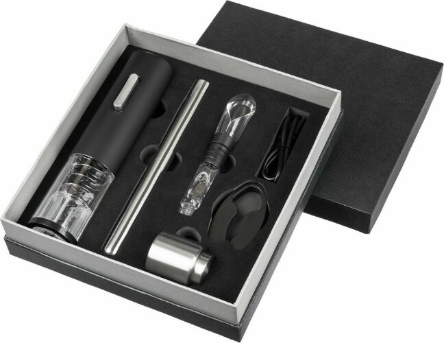 Винный набор Wine Diesel, черный