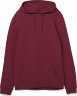 Толстовка с капюшоном унисекс Hoodie, бордовая, L