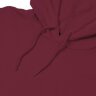Толстовка с капюшоном унисекс Hoodie, бордовая, L