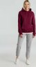 Толстовка с капюшоном унисекс Hoodie, бордовая, L