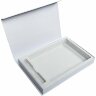 Коробка Silk с ложементом под ежедневник 15х21 см и ручку, ver.2, серая