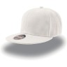 Бейсболка SNAP BACK 400, 6 клиньев, пластиковая застежка, белый, универсальный