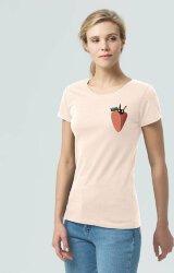Футболка женская CoolColor «Любоф-моркоф», розовая, L