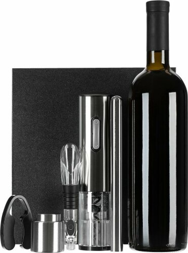 Винный набор Wine Diesel, серебристый