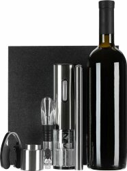 Винный набор Wine Diesel, серебристый