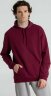 Толстовка с капюшоном унисекс Hoodie, бордовая, XL