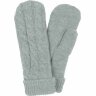 Варежки Heat Trick, серебристо-серый меланж, L/XL
